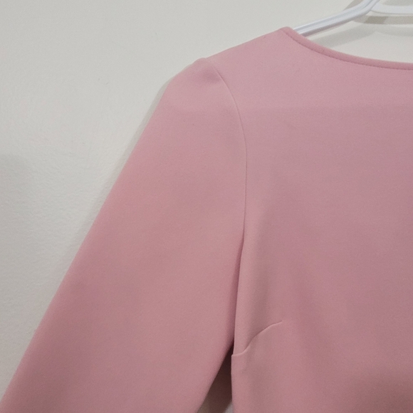 Zara Knotted Bow Back Skater Dress - Picture 3 of 7